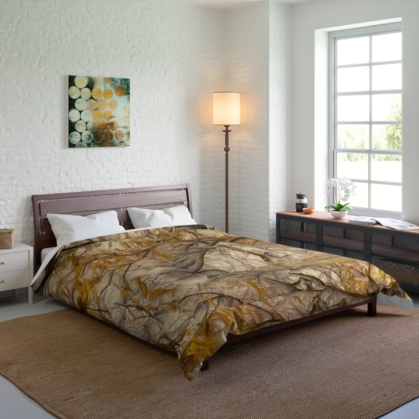 Golden Droplets Elegance & Color Comforter