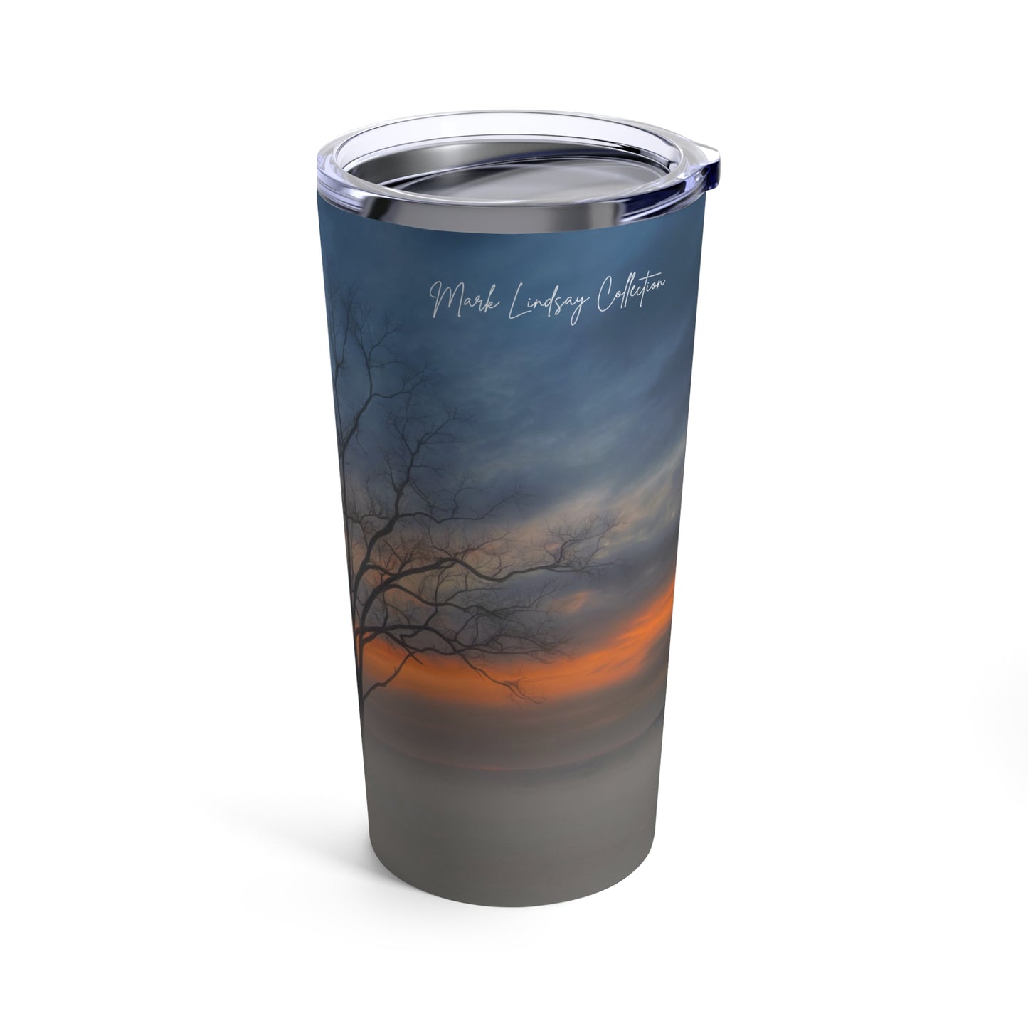 Winter Tree Sunset Tumbler 20oz