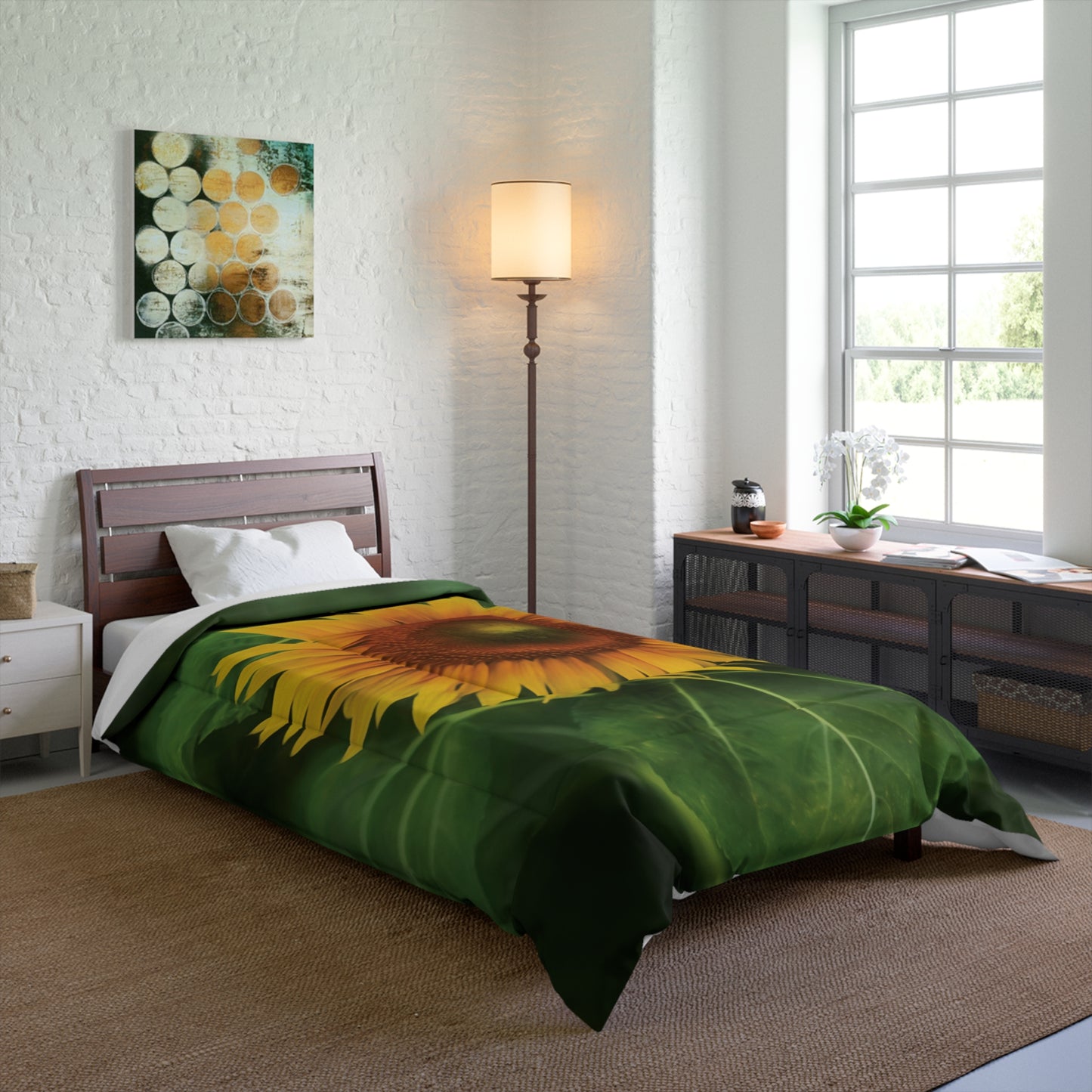 Sunflower Magic Elegance of Color Comforter