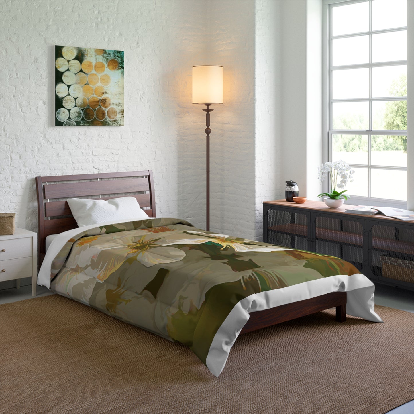 Cherry Blossom Chroma Elegance of Color Comforter