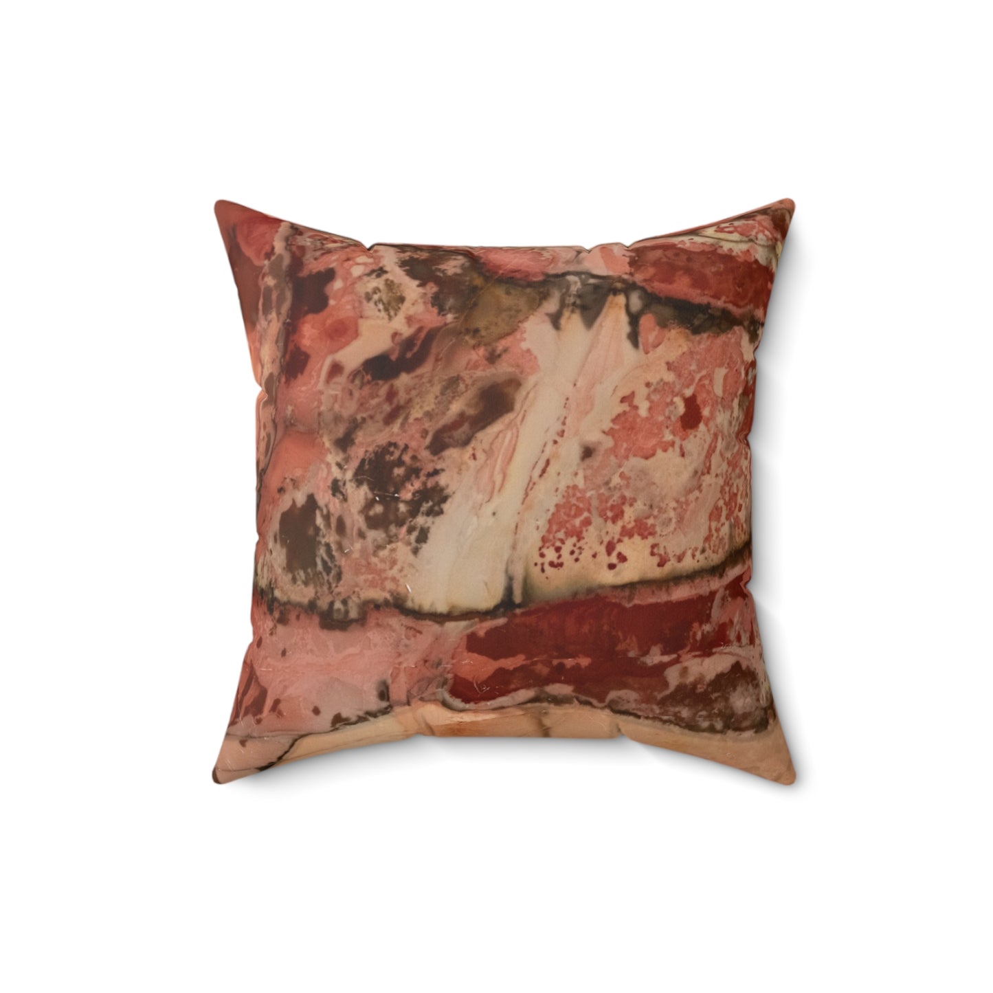 Morrisonite Jasper Suede Pillow