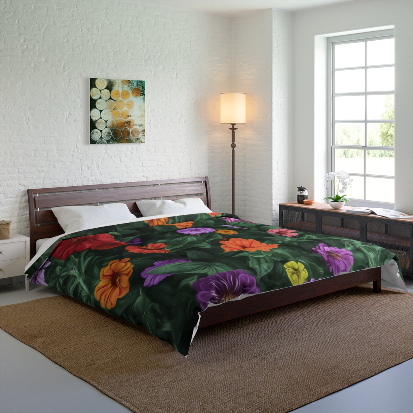 Flower Garden Elegance & Color Comforter