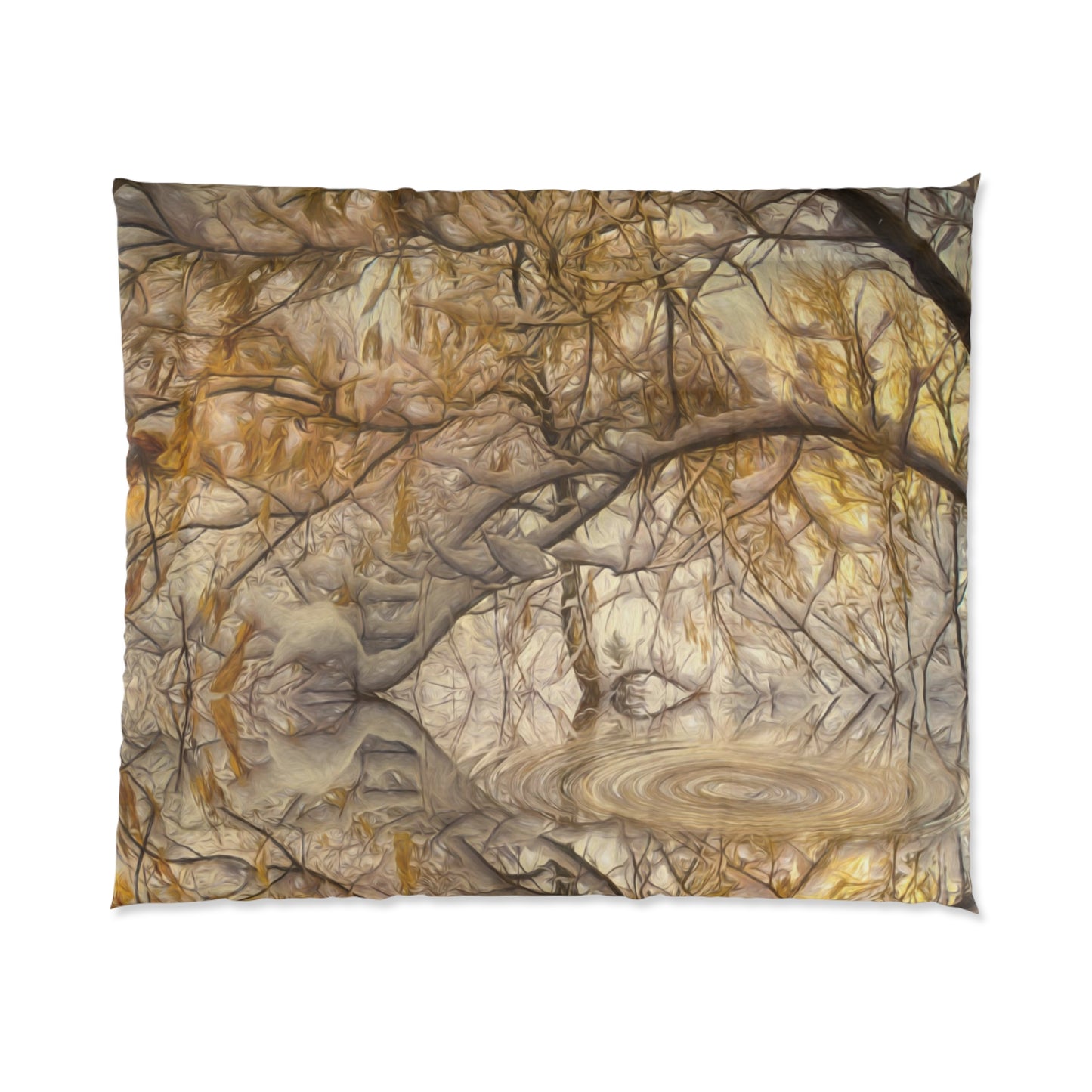 Golden Droplets Elegance & Color Comforter