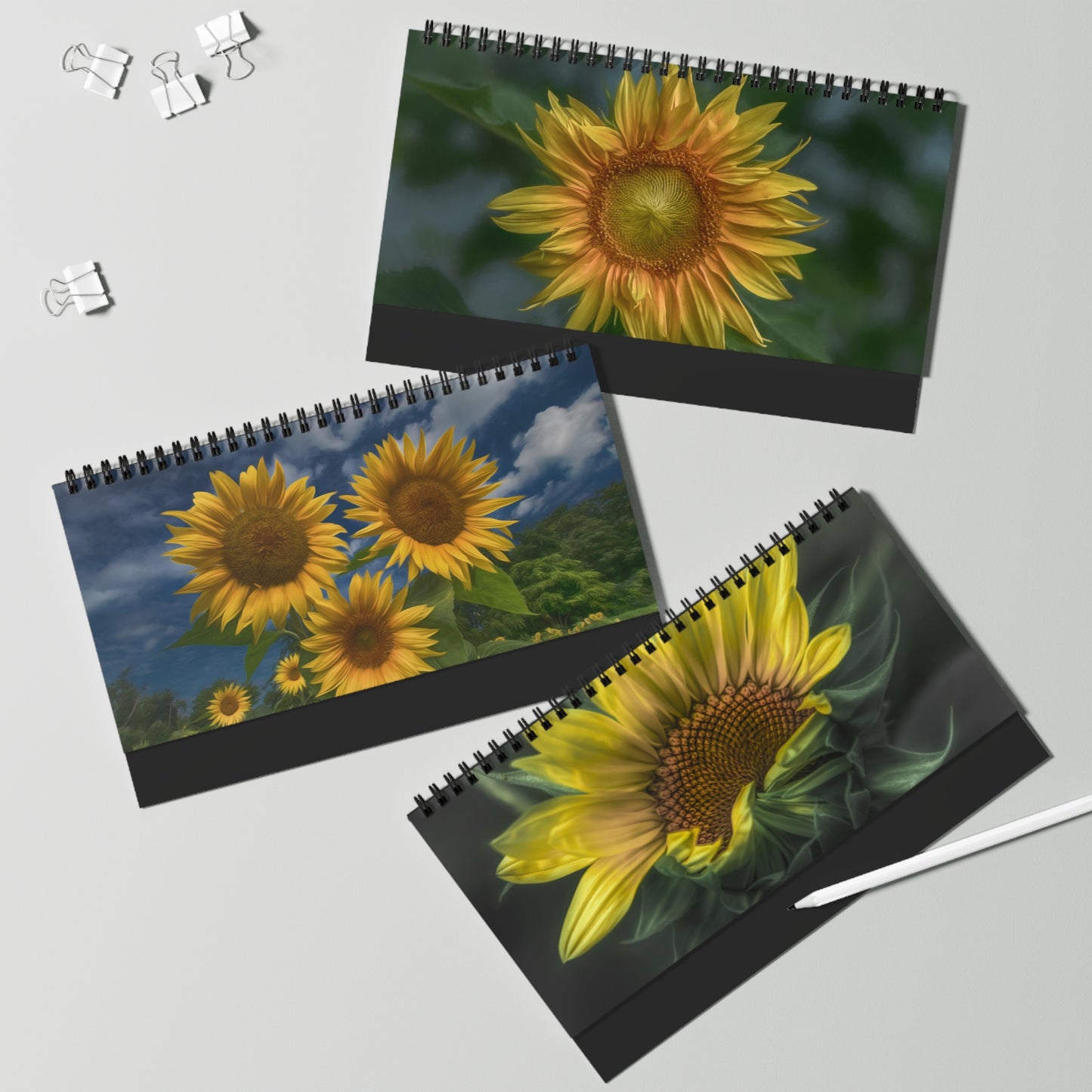 Mark Lindsay Spectacular Sunflower Collection Desk Calendar