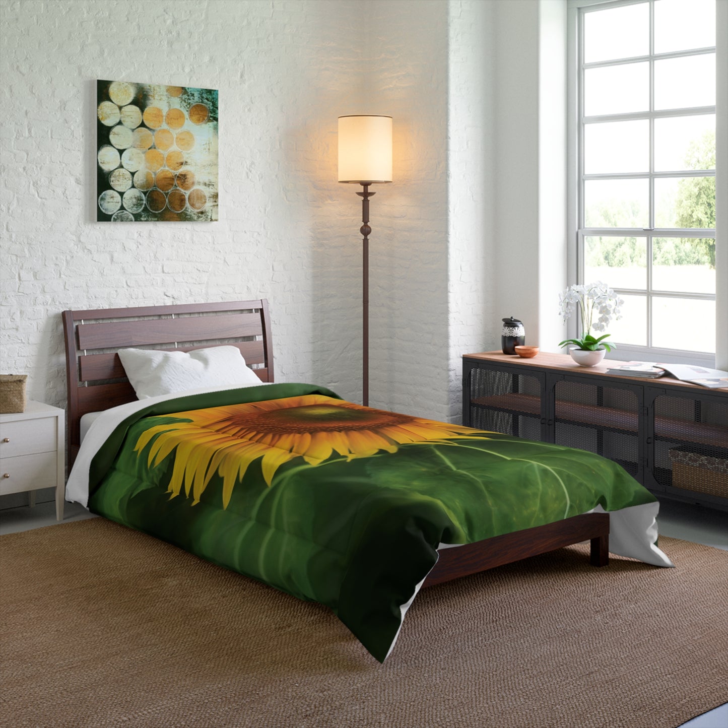 Sunflower Magic Elegance of Color Comforter