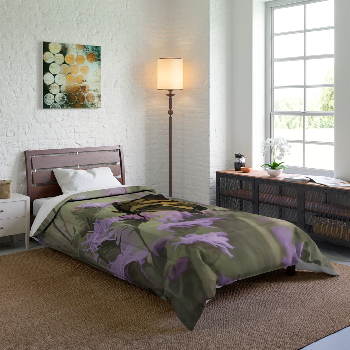 Chroma Passion Butterfly Elegance & Color Comforter