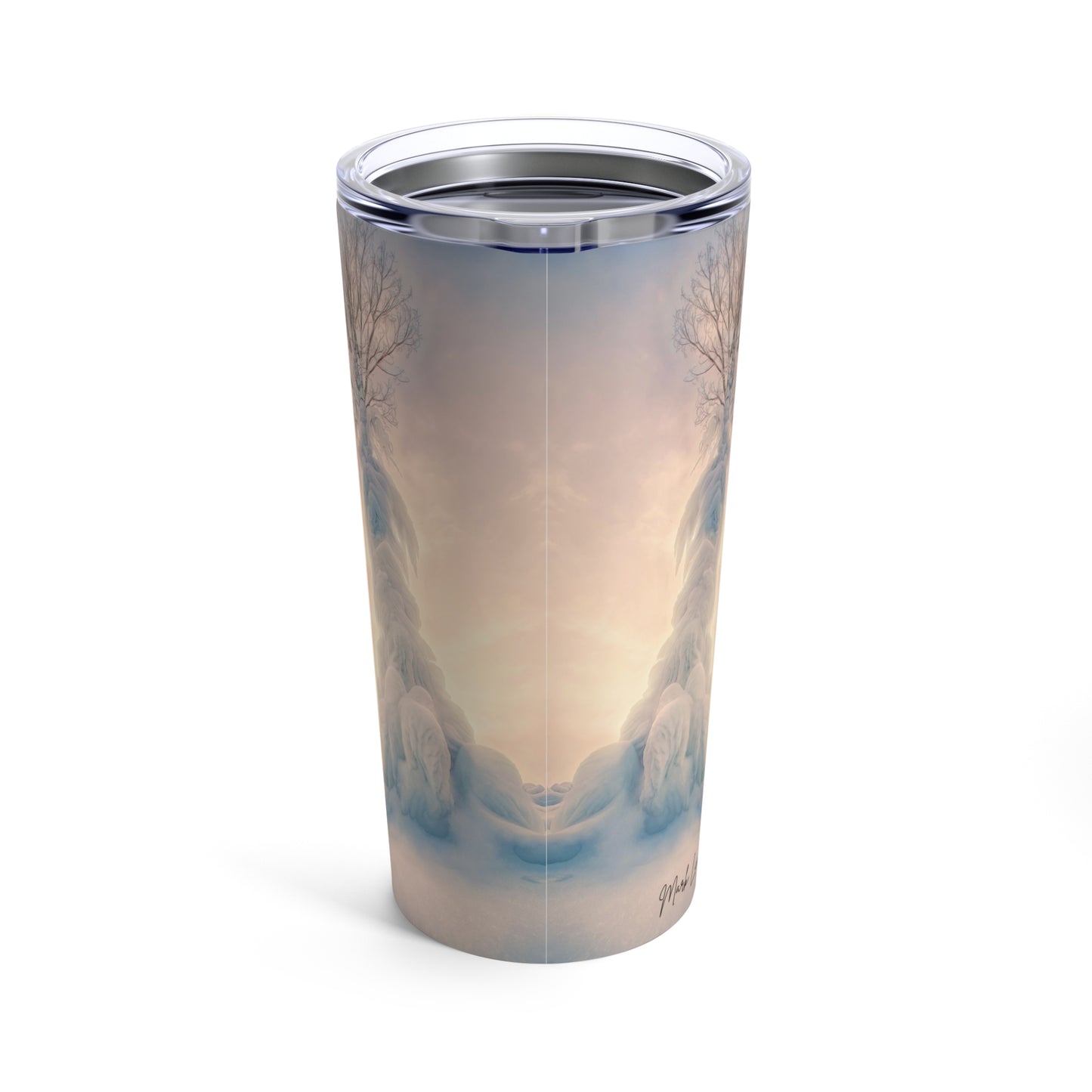 Frozen Symphony at Point Betsie Lighthouse Tumbler 20oz