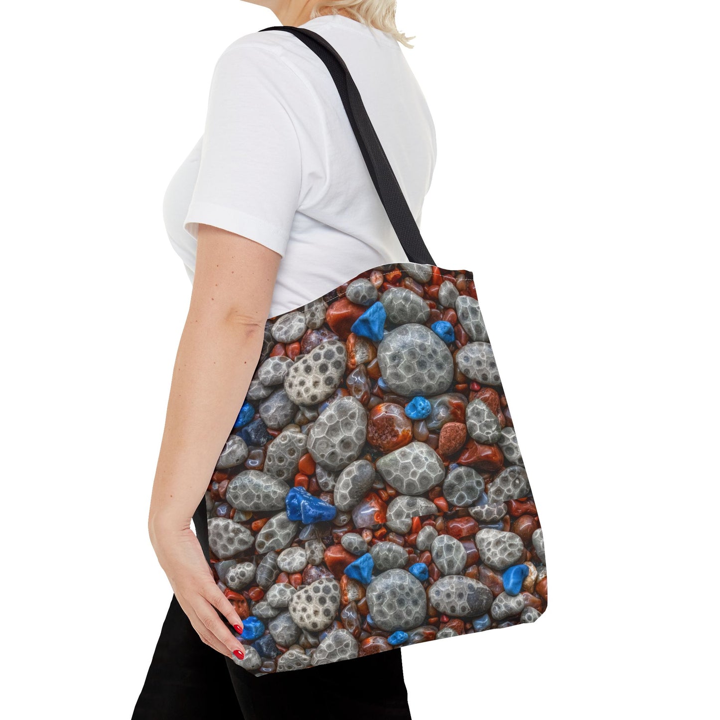Stone Tote Bag - Michigan Treasured Stones