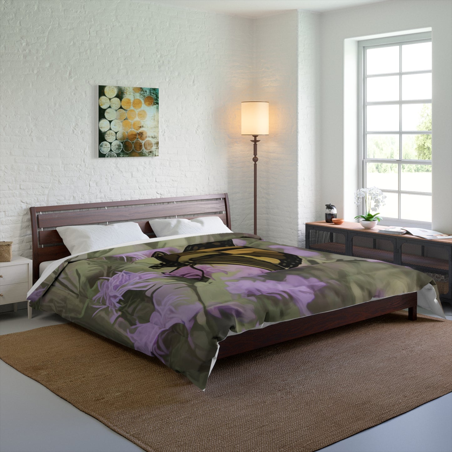Chroma Passion Butterfly Elegance & Color Comforter
