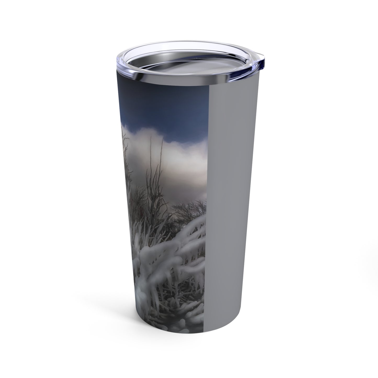 Beautifully Frozen at Point Betsie Lighthouse Tumbler 20oz