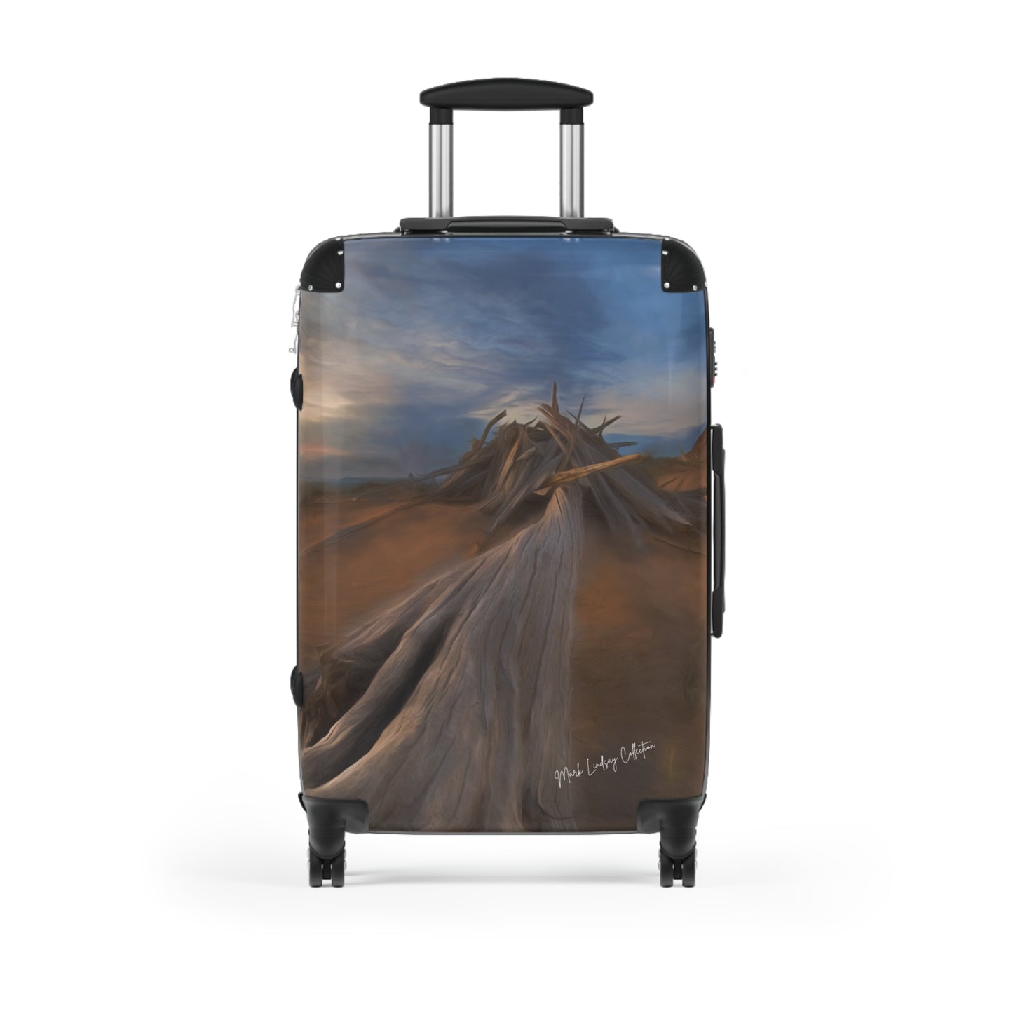 Copy of Snow Trees Above Custom Art Luggage