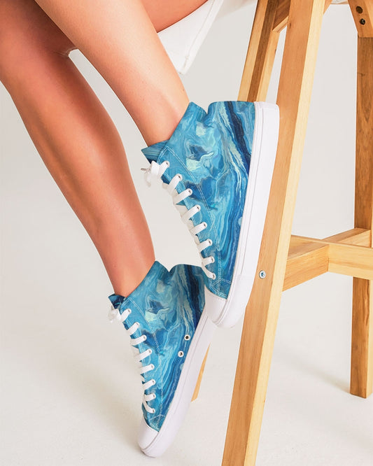 Leland Blue Treasures Women's Hightop Canvas Shoe