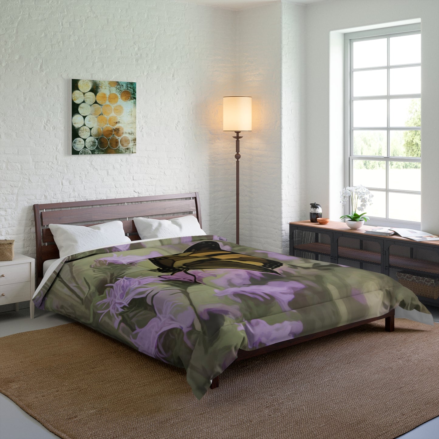 Chroma Passion Butterfly Elegance & Color Comforter