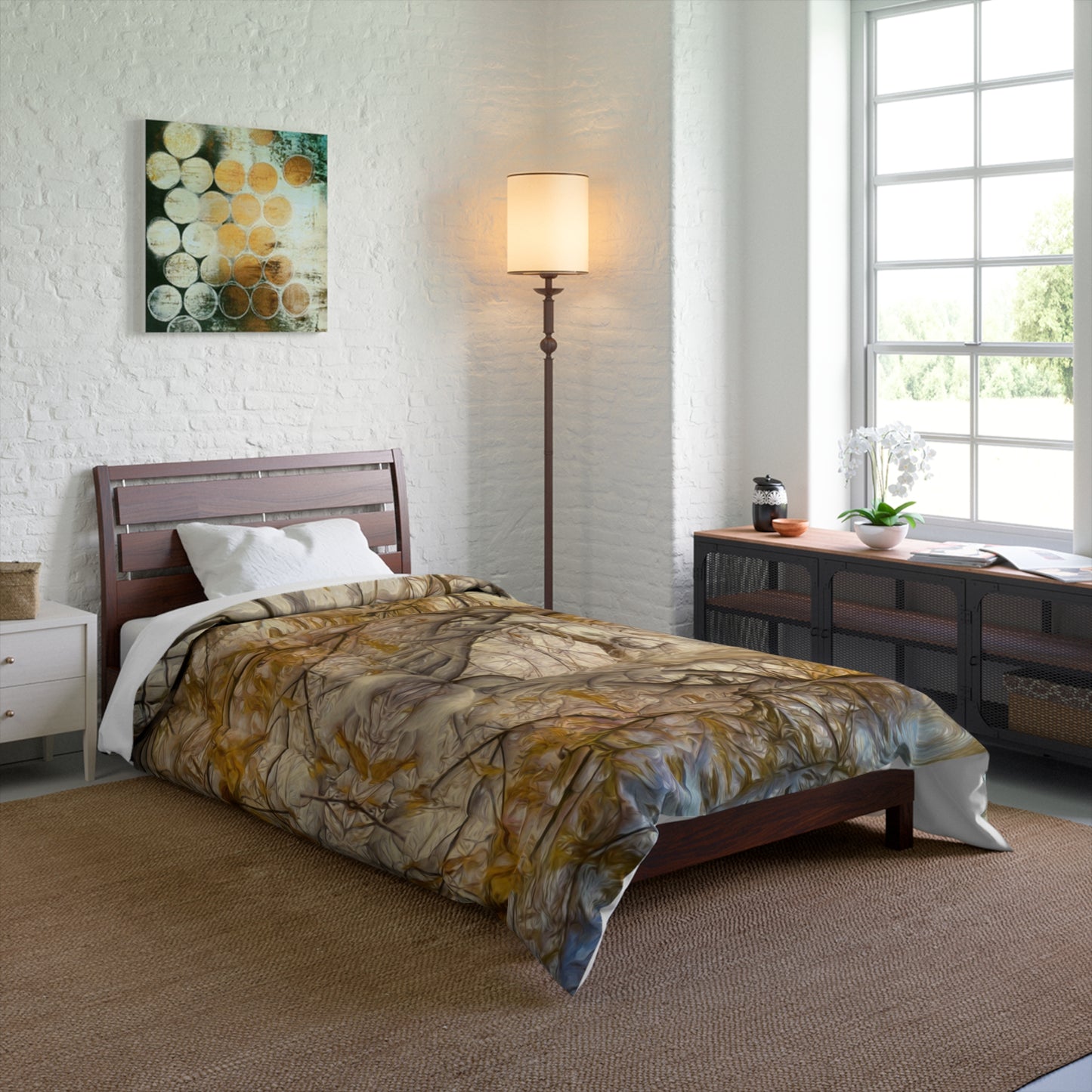 Golden Droplets Elegance & Color Comforter