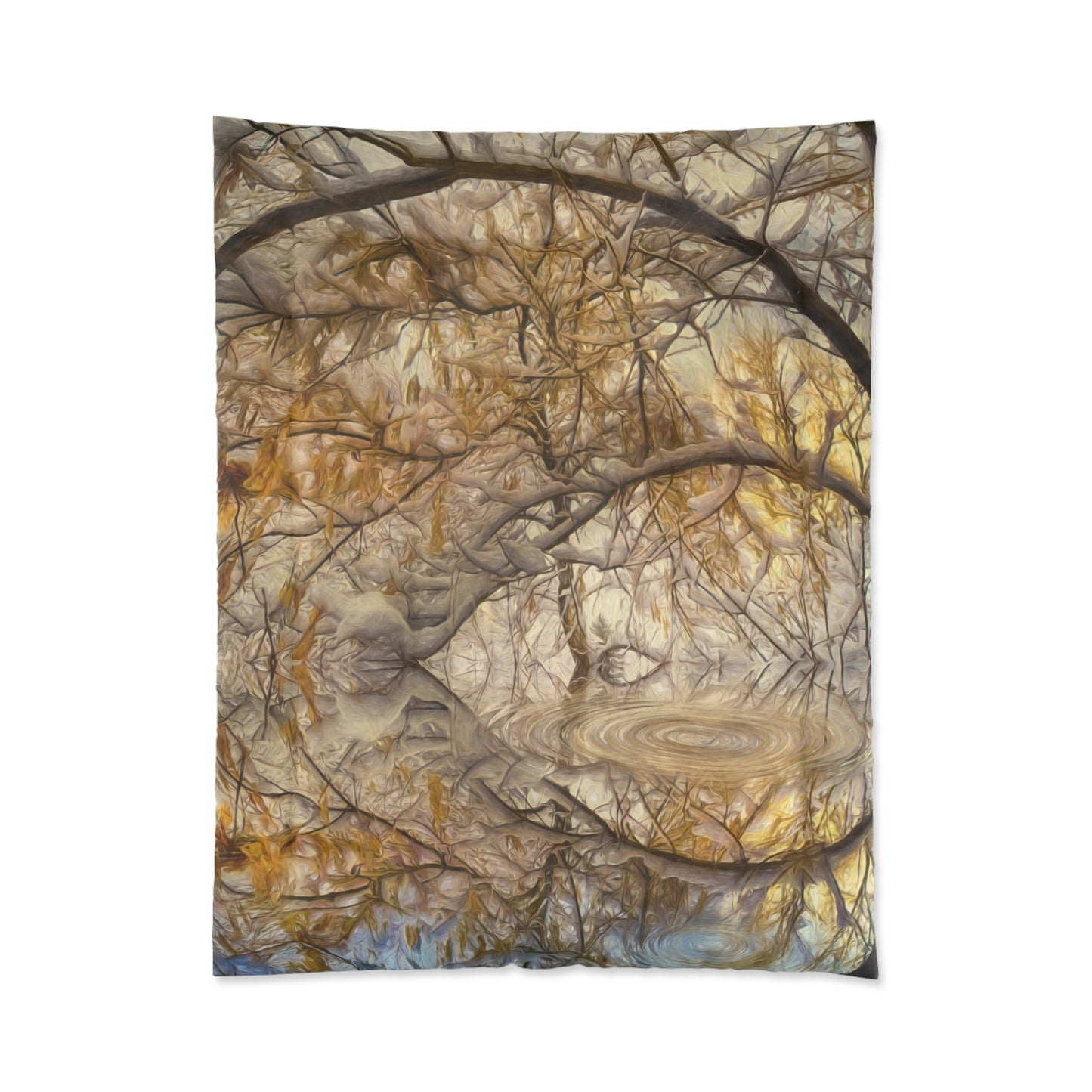 Golden Droplets Elegance & Color Comforter
