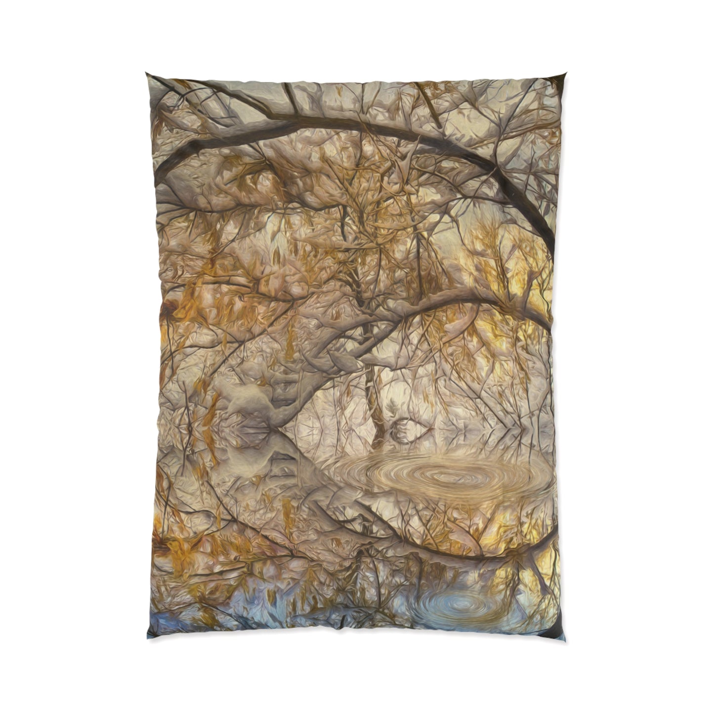 Golden Droplets Elegance & Color Comforter