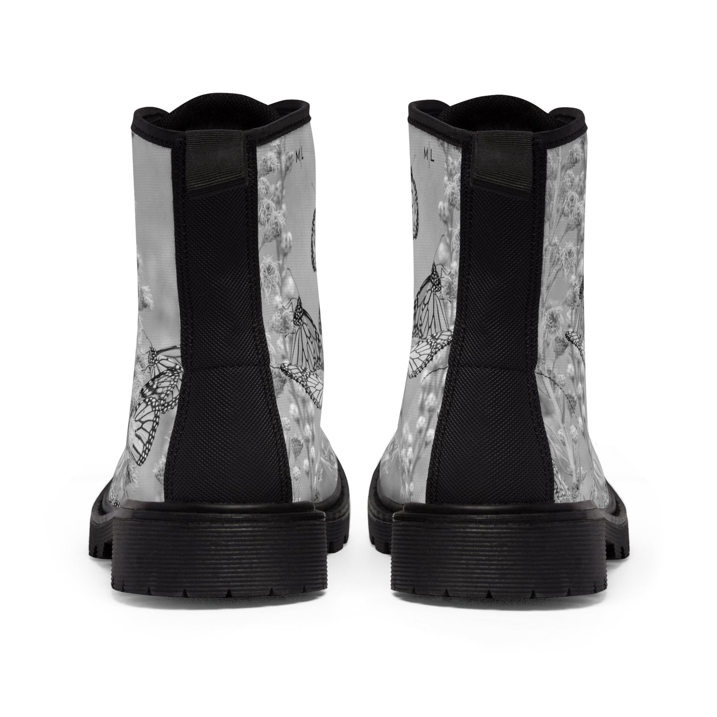 Butterfly Shades of Grey Art Boots