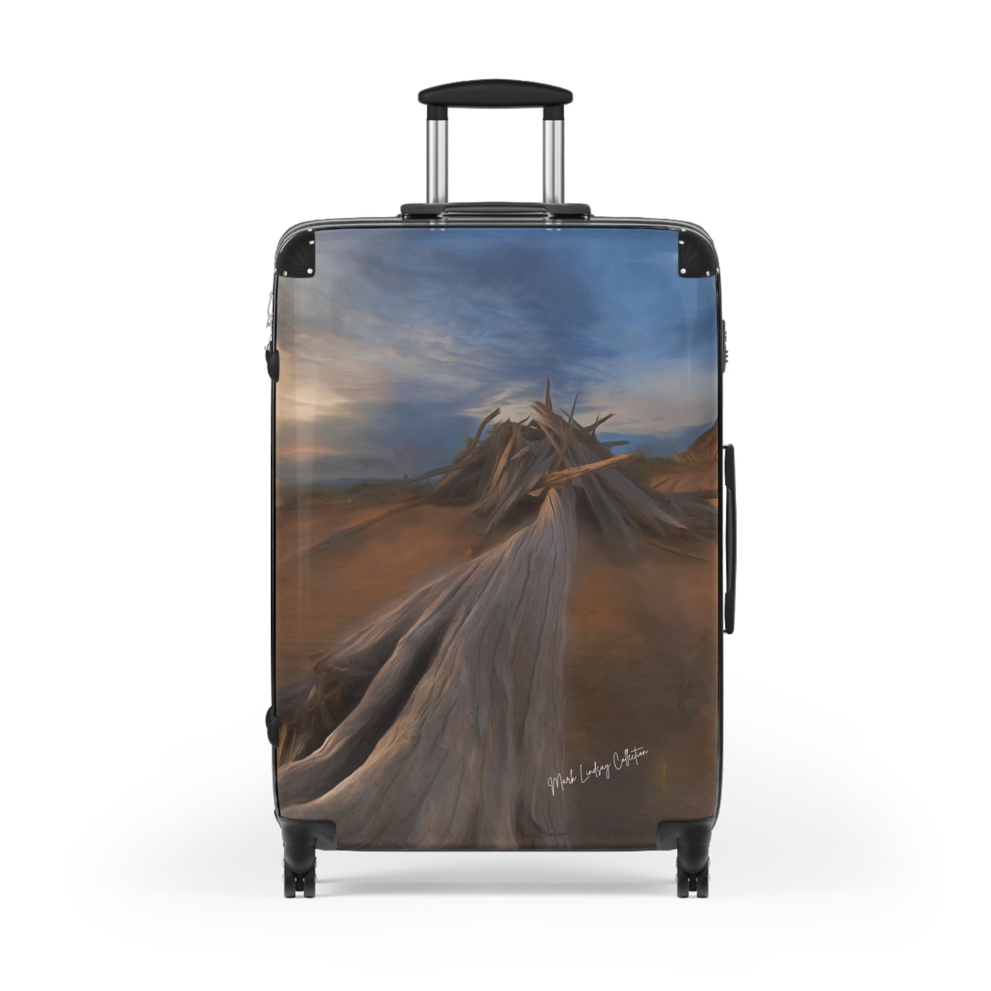 Copy of Snow Trees Above Custom Art Luggage
