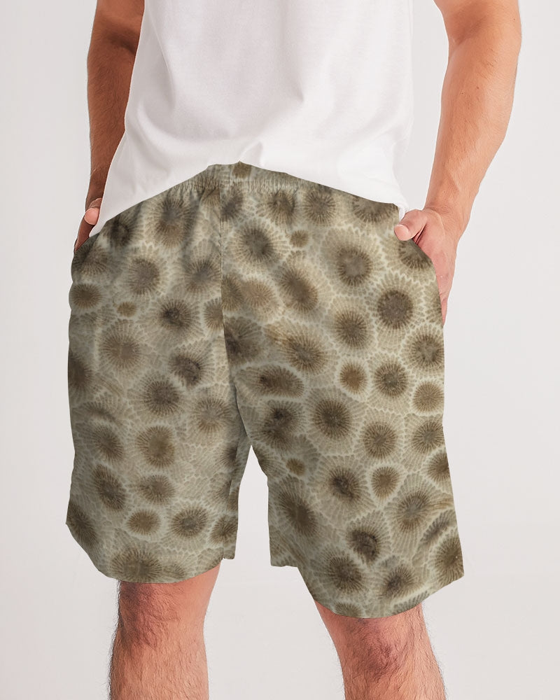 Petoskey Stone Men's All-Over Print Jogger Shorts
