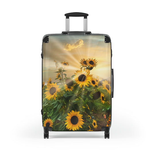 Copy of  Sunflower Sunshine Custom Art Luggage