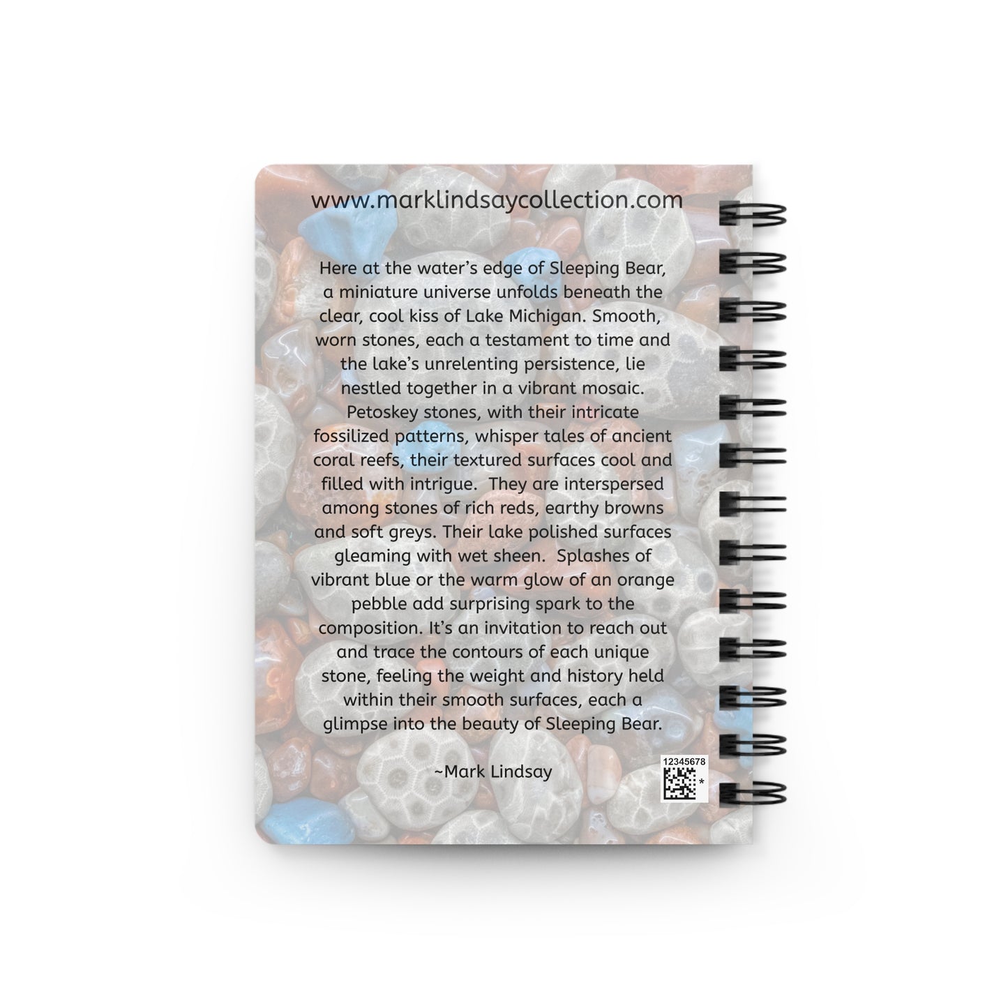 Beachcombers Leland Blue Petoskey Agate Companion Journal