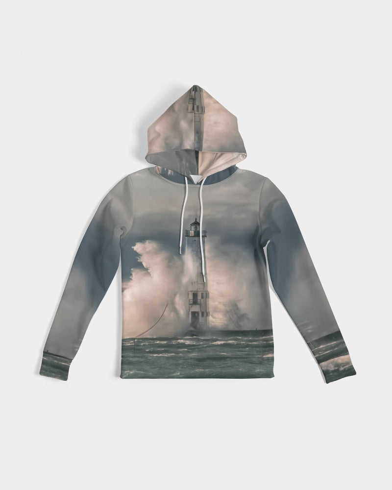 Frankfort Lighthouse Nature's Fury Women's Hoodie