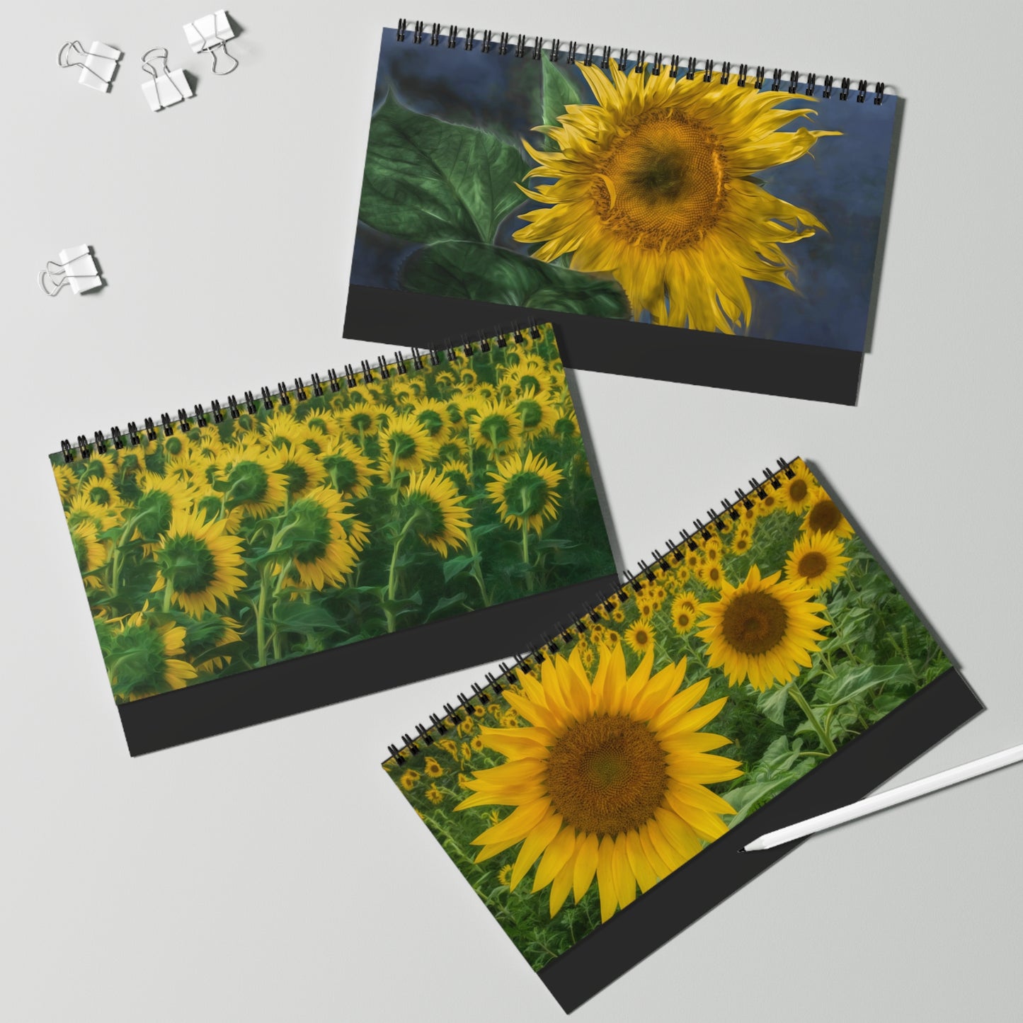 Mark Lindsay Spectacular Sunflower Collection Desk Calendar