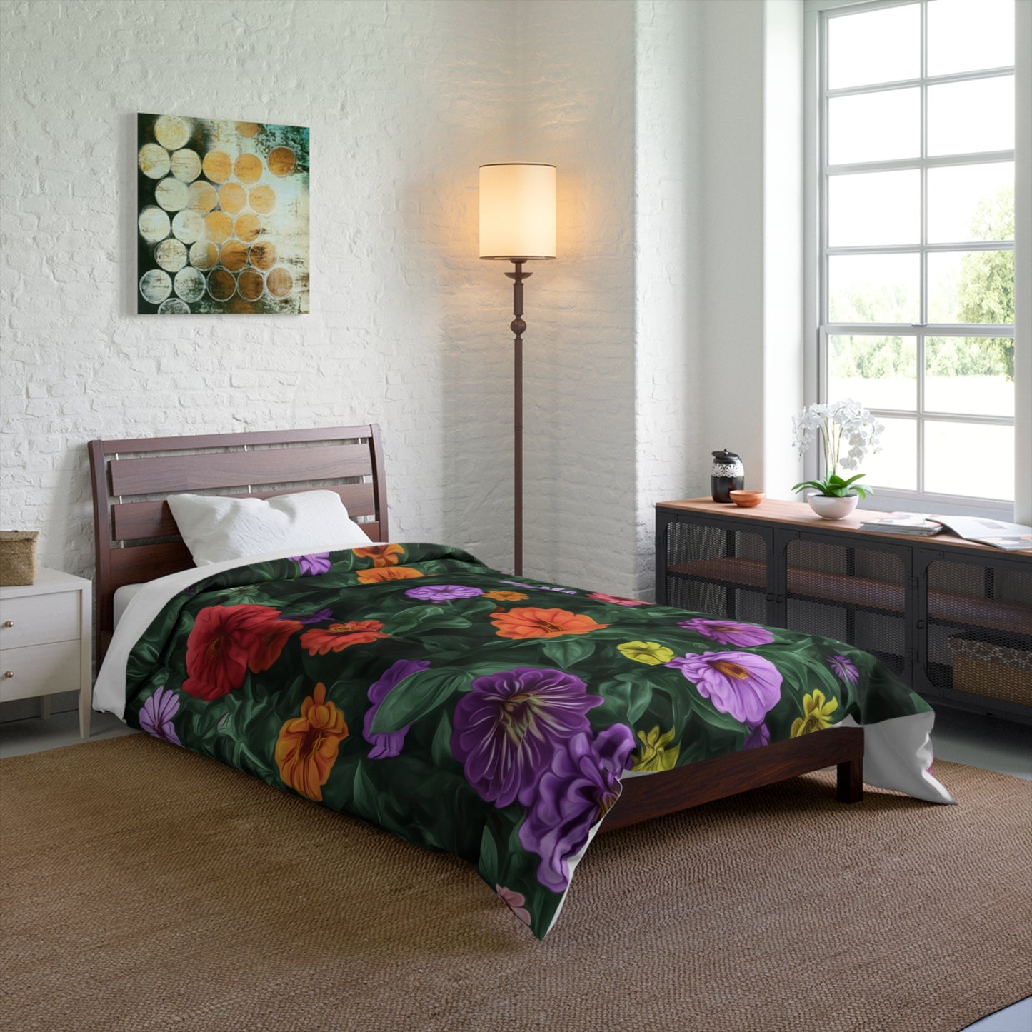 Flower Garden Elegance & Color Comforter