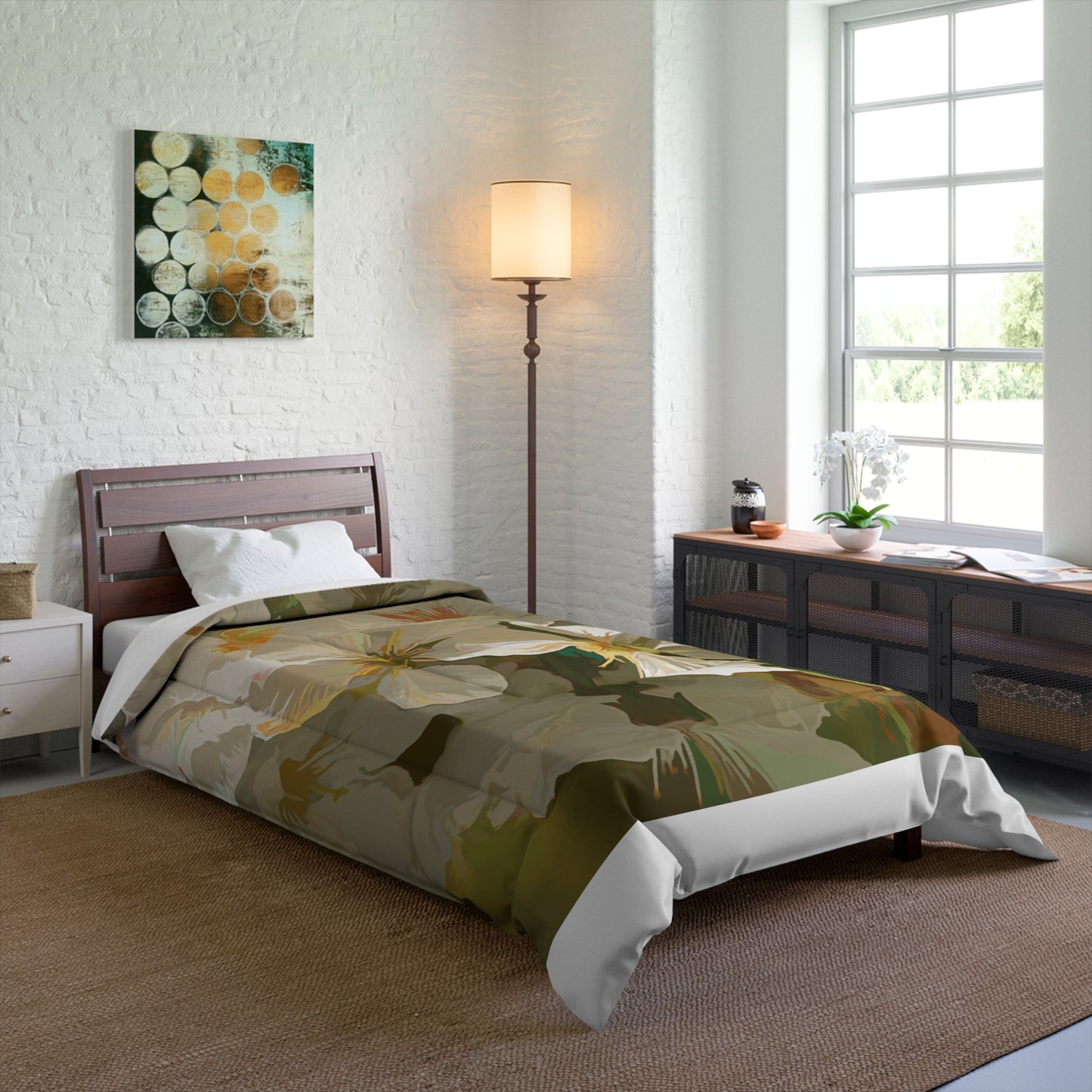 Cherry Blossom Chroma Elegance of Color Comforter