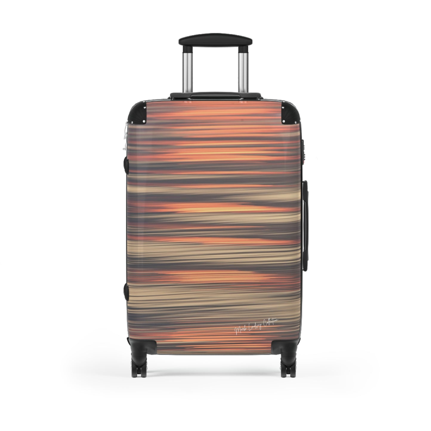 Sunset's Reflections and Ripples Custom Art Luggage