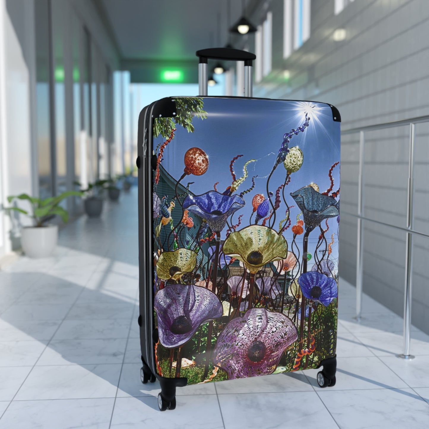 Magic Glass Custom Art Luggage