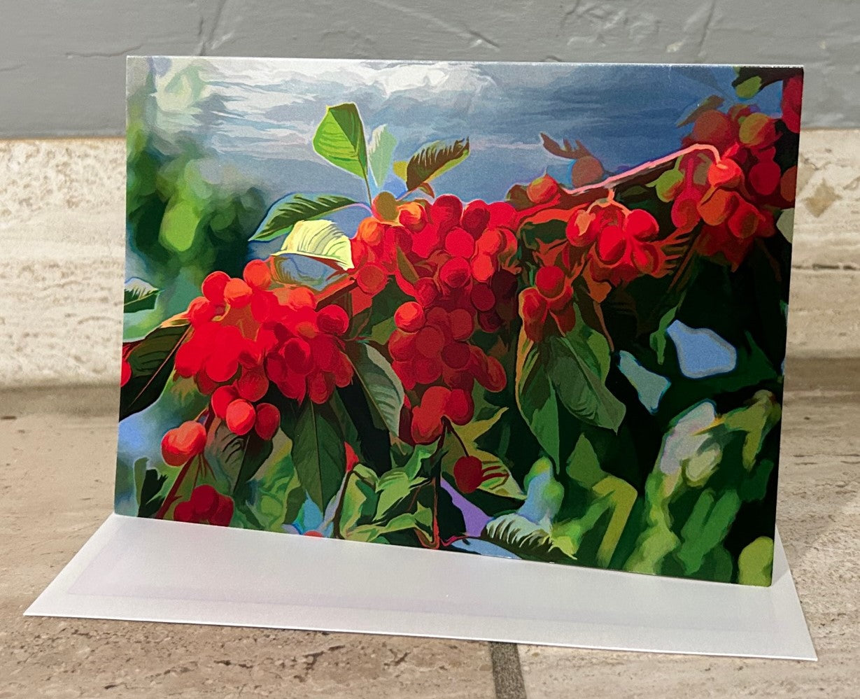 Christmas Cherries --10 card pack