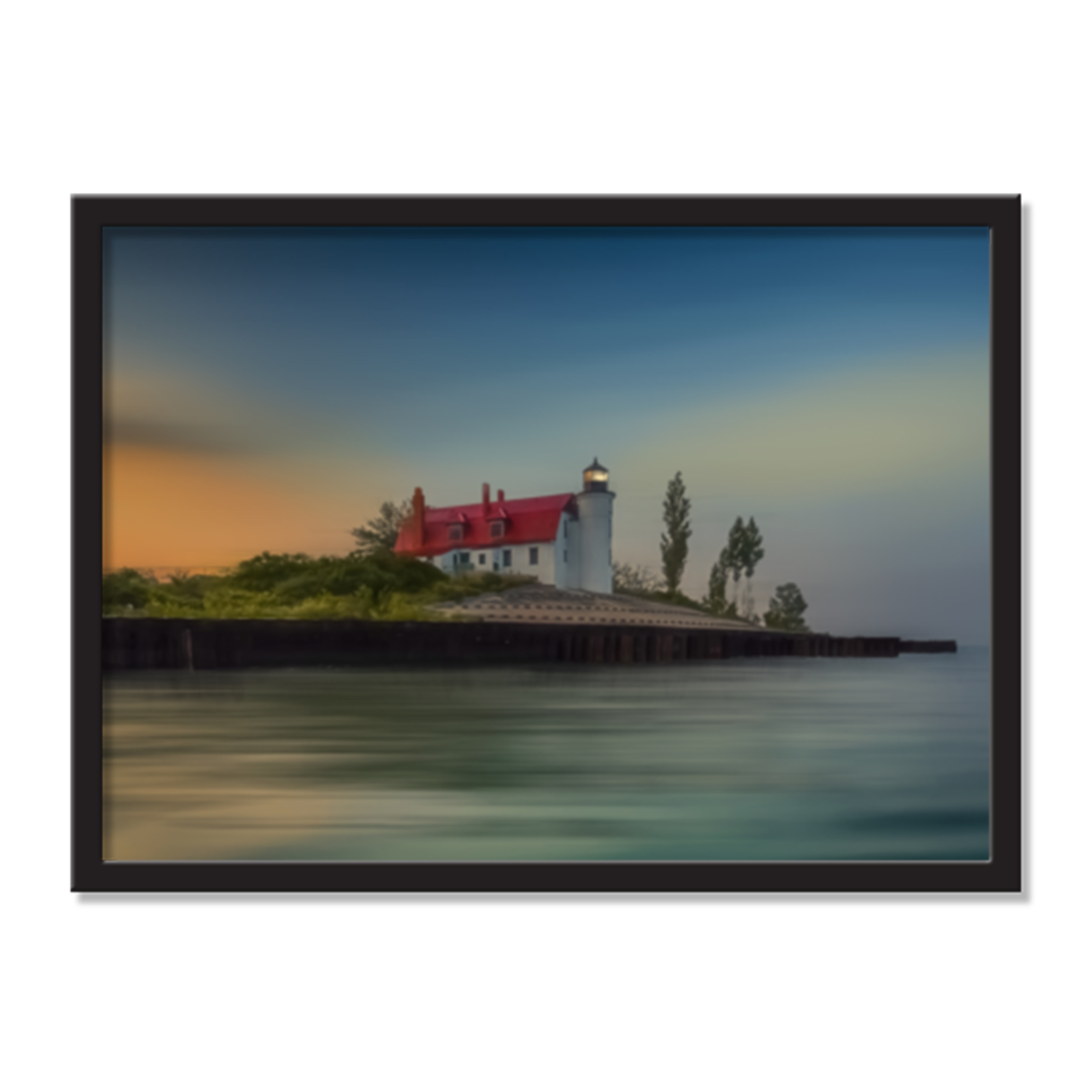 Point Betsie Glow AirFrame Photo Tile