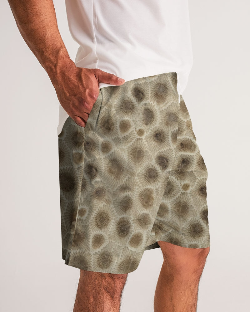 Petoskey Stone Men's All-Over Print Jogger Shorts