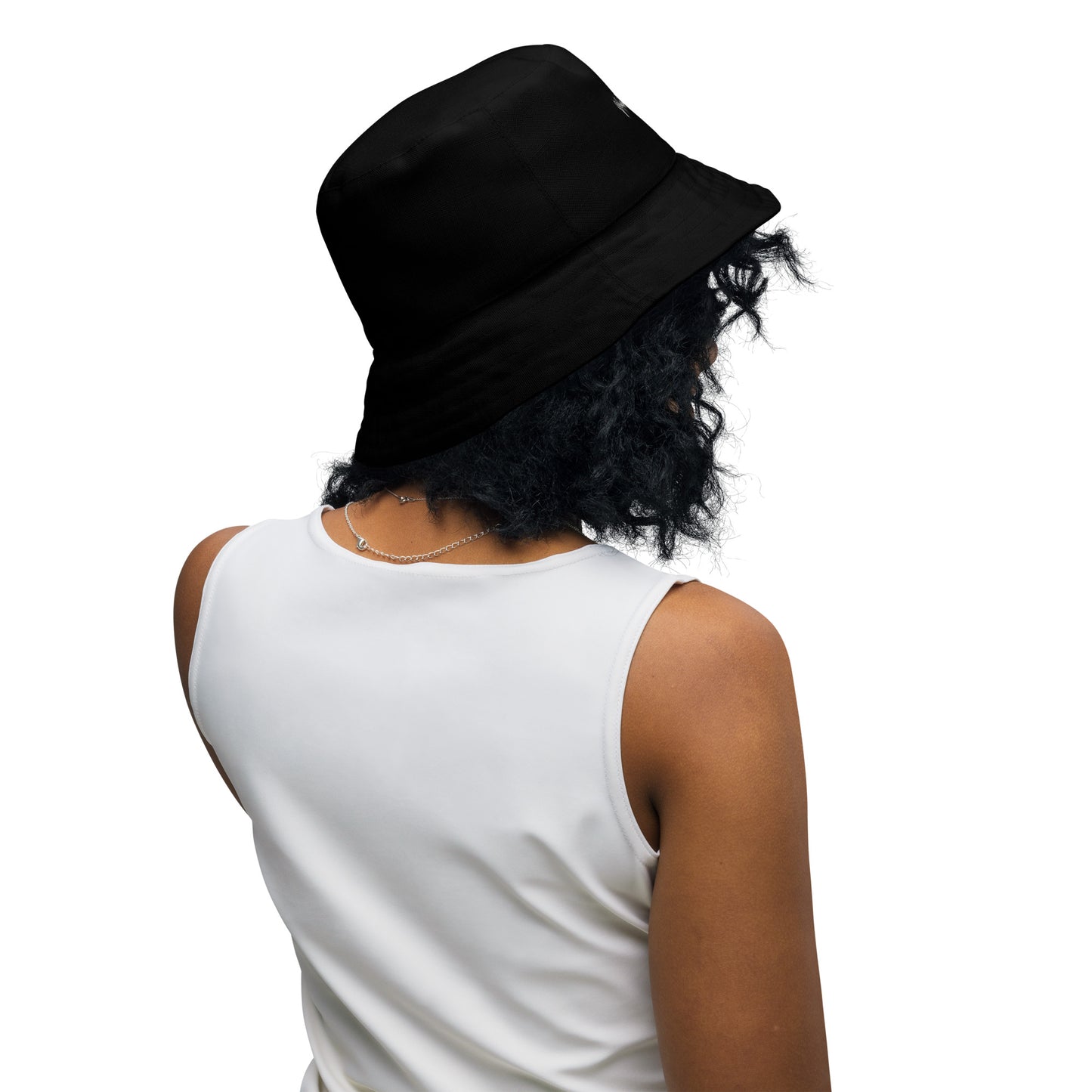 Orange Poppies Reversible Bucket Art Hat