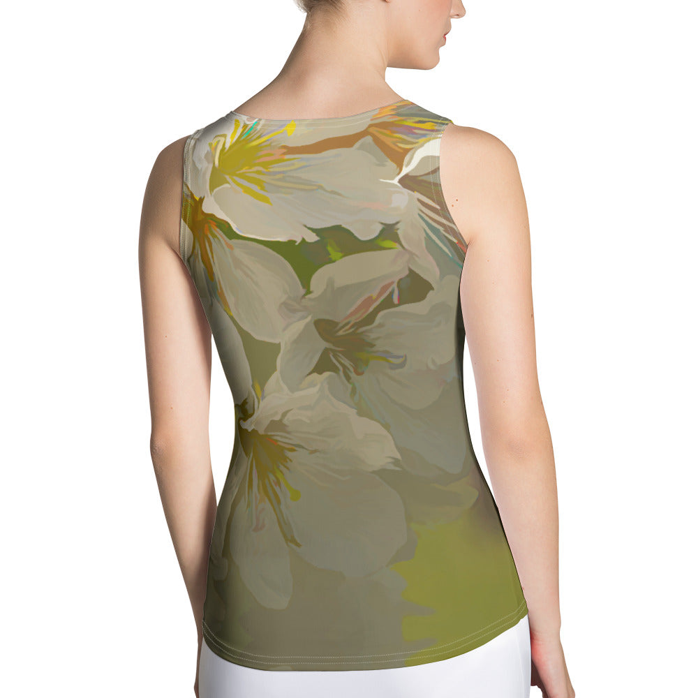 Cherry Blossom Art Tank Top