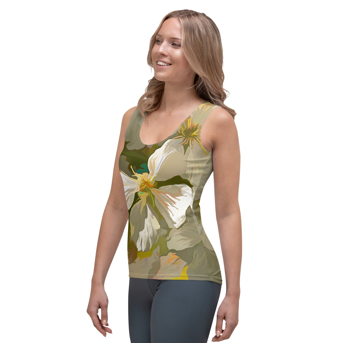 Cherry Blossom Art Tank Top
