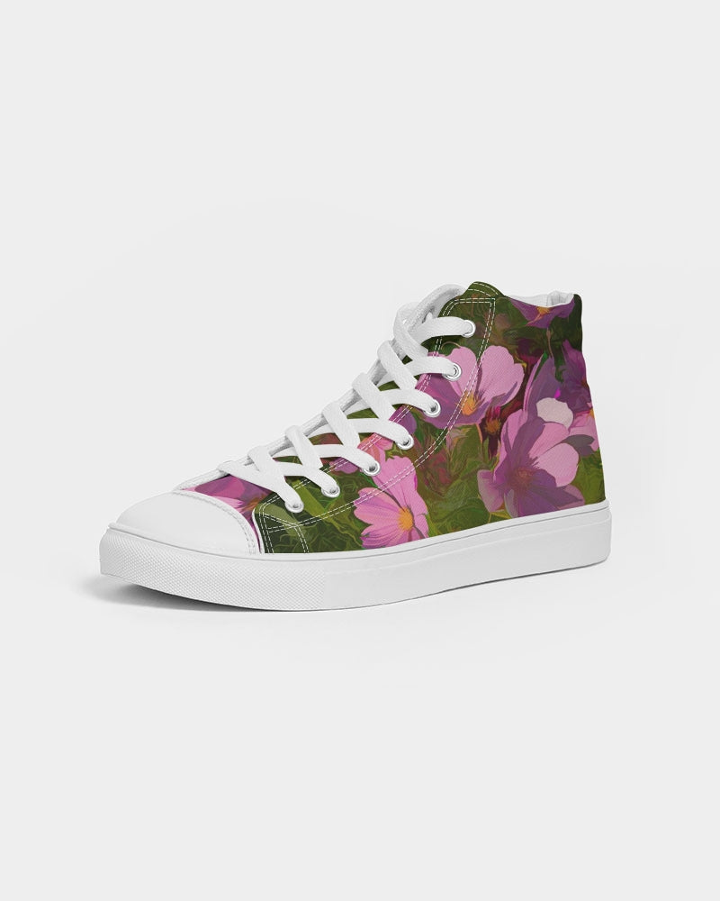 Chroma Pink Passion Women's Hightop Canvas Shoe