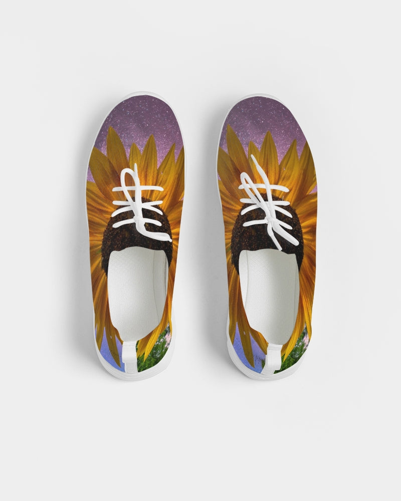 Sunflower Cosmos Women's Lace Up Flyknit Shoe