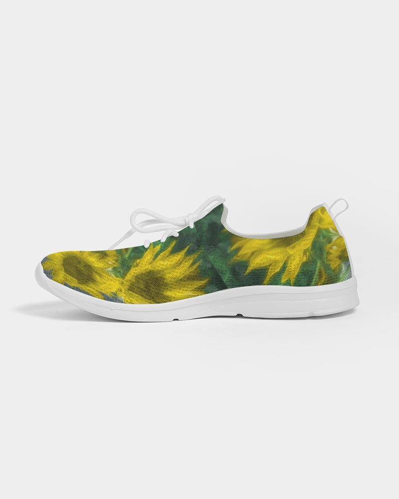 Van Gogh Sunflower Lace Up Flyknit Shoe