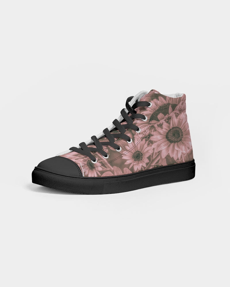 Sunflower Pink Dreams Women's Hightop Canvas Shoe