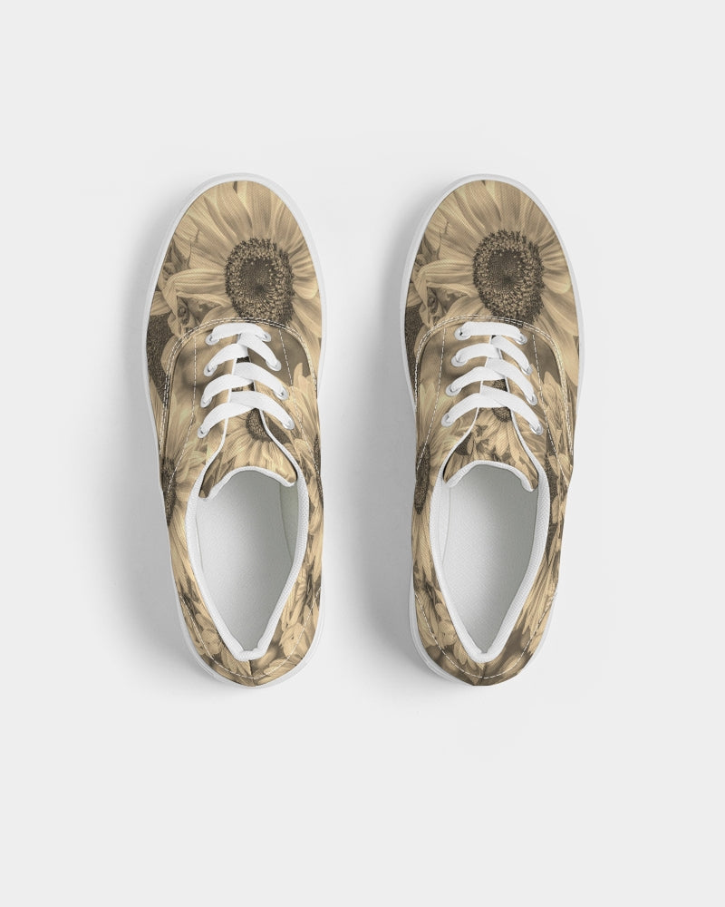 Sunflower Dreamy Bronze Lace Up Canvas Shoe