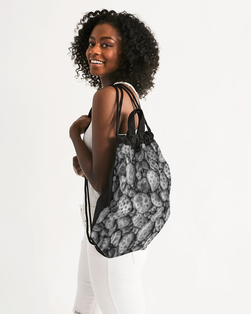 Petoskey Stones Canvas Drawstring Bag