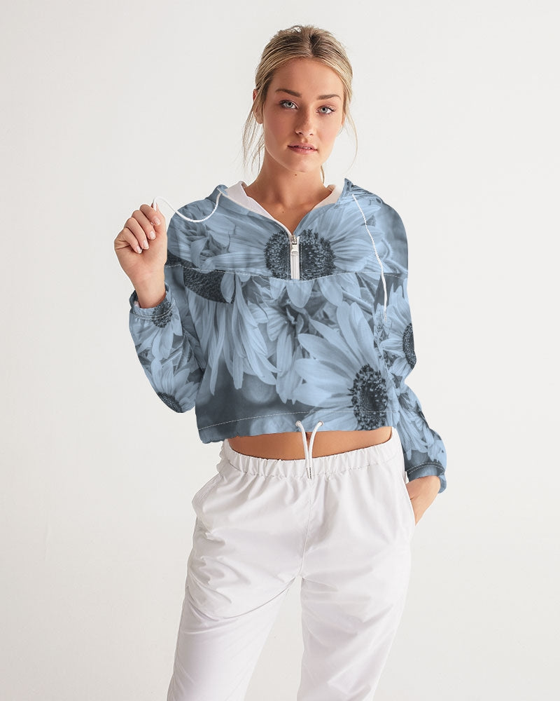 Sunflower Freedom Fashion Cropped Windbreaker