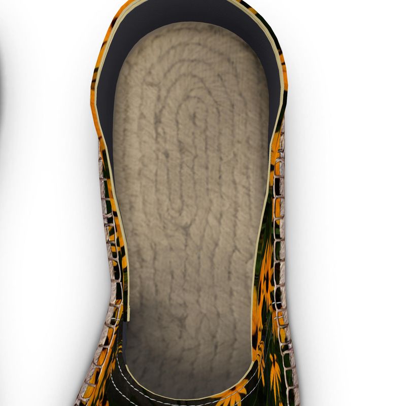 Spring Flowers Custom Art Espadrilles