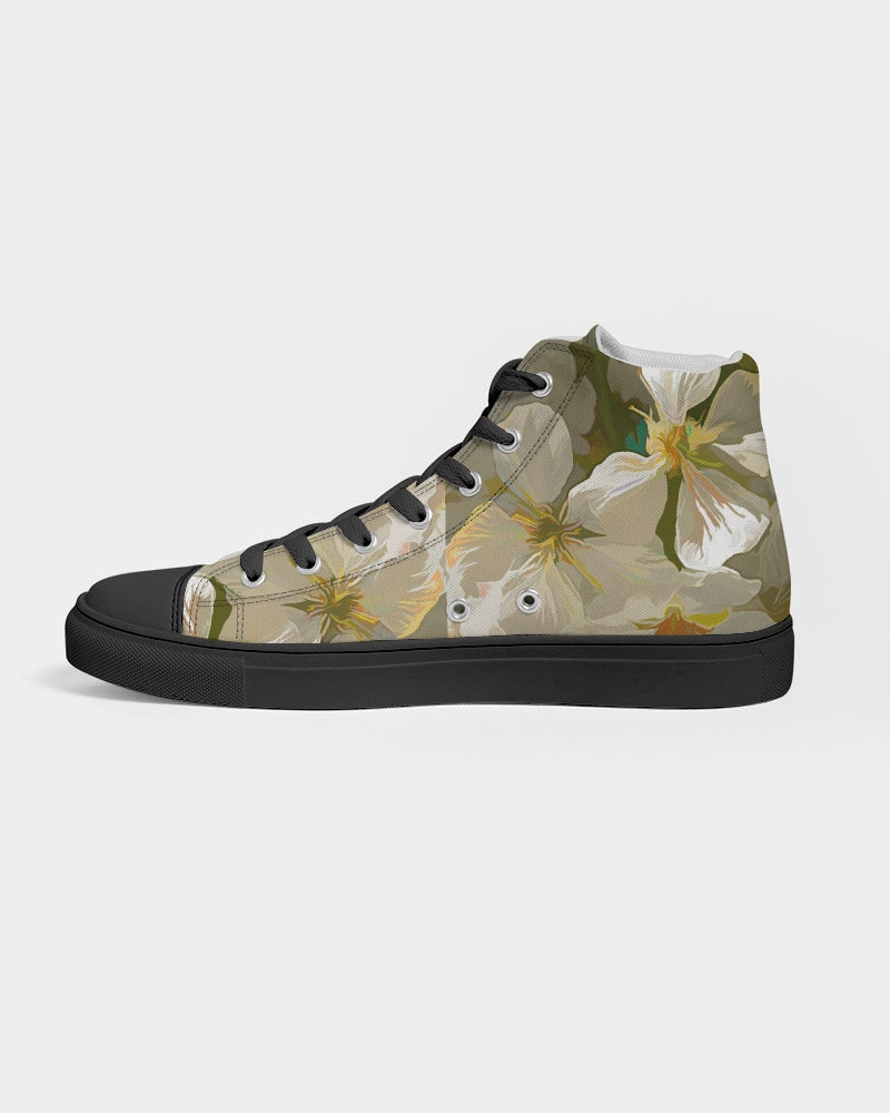 Cherry Blossom Women's Hightop Canvas Shoe 