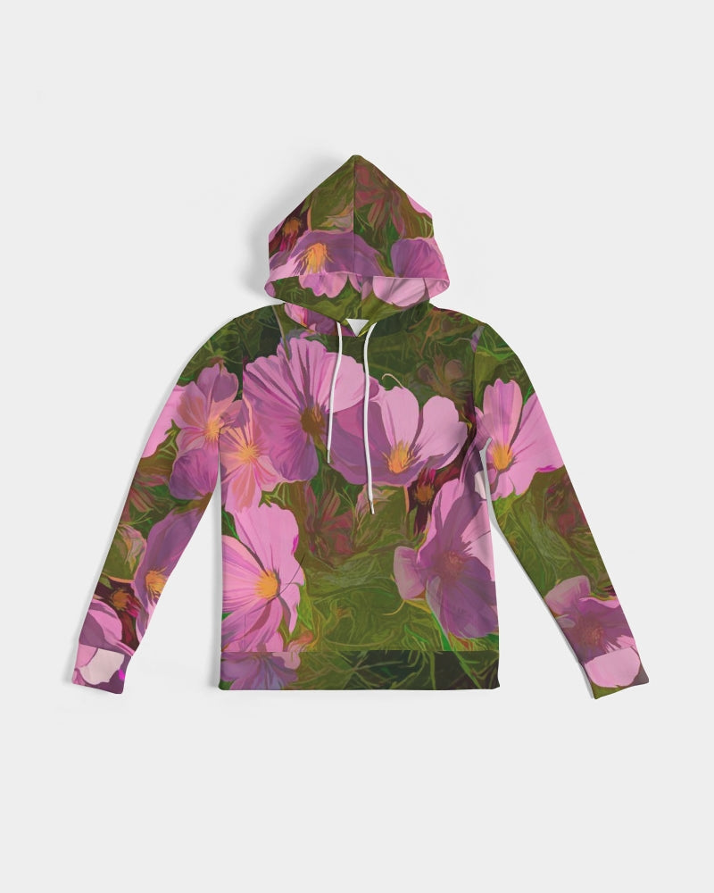 Chroma Pink Flower Women's Hoodie