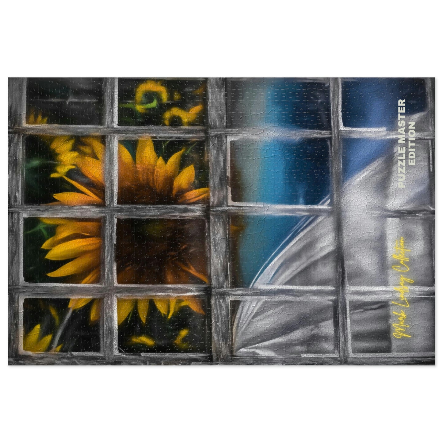 Sunflower Window Jigsaw Puzzle Master (252, 500,1000-Piece)