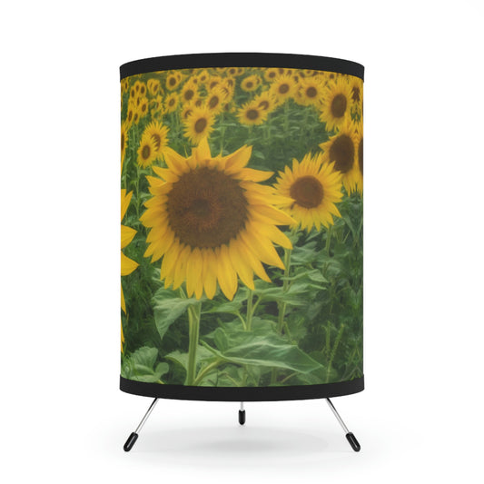 Field of Flower Tripod Art Lamp