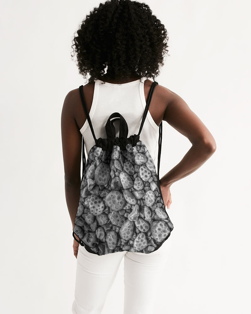 Petoskey Stones Canvas Drawstring Bag